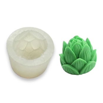 Lotus Flower Silicone Mold 3D Size 5.5 x 5.5 x 4.5 Centimeter